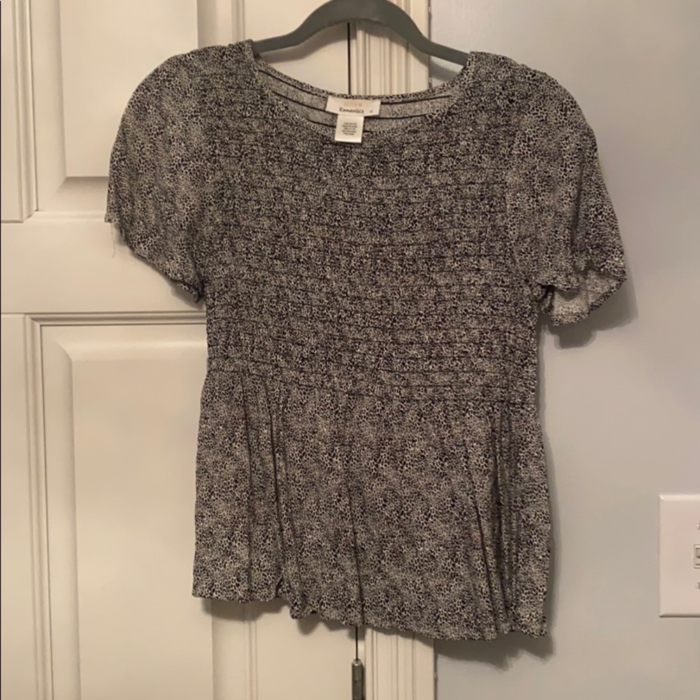 Urban Romantics Cheetah Print Top